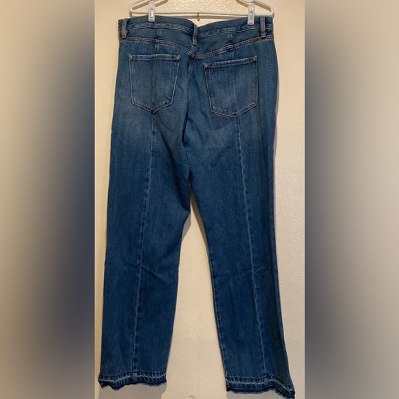 Women’s KanCan High Rice Split Hem Straight Jeans - Picture 6 of 7